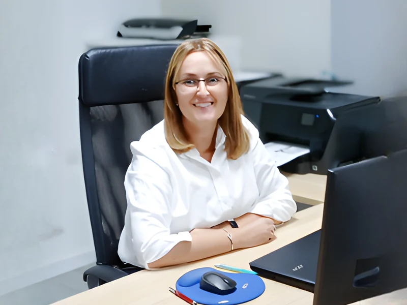 Eban Premium administration team in the factory offices